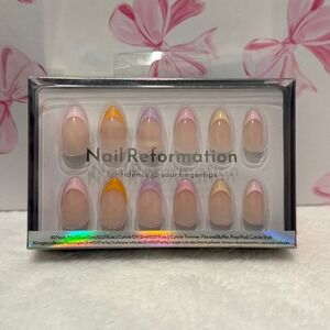 Nail Reformation Press On Nails Short Almond French Tip